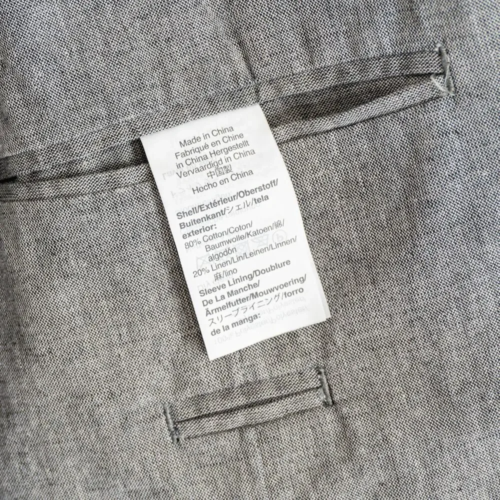 J.Crew Ludlow Slim Unstructured suit Jacket SOMELOS Linen 42S